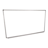 Luxor Wall-Mounted Magnetic Whiteboard, 72" x 40", White Surface, Silver Aluminum Frame (LXCWB7240W) Each