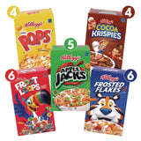 Kellogg's® Cereal Assortment Pack, Assorted Flavors, Single Serve Box, 25/Carton (GRR22002287) Case of 25