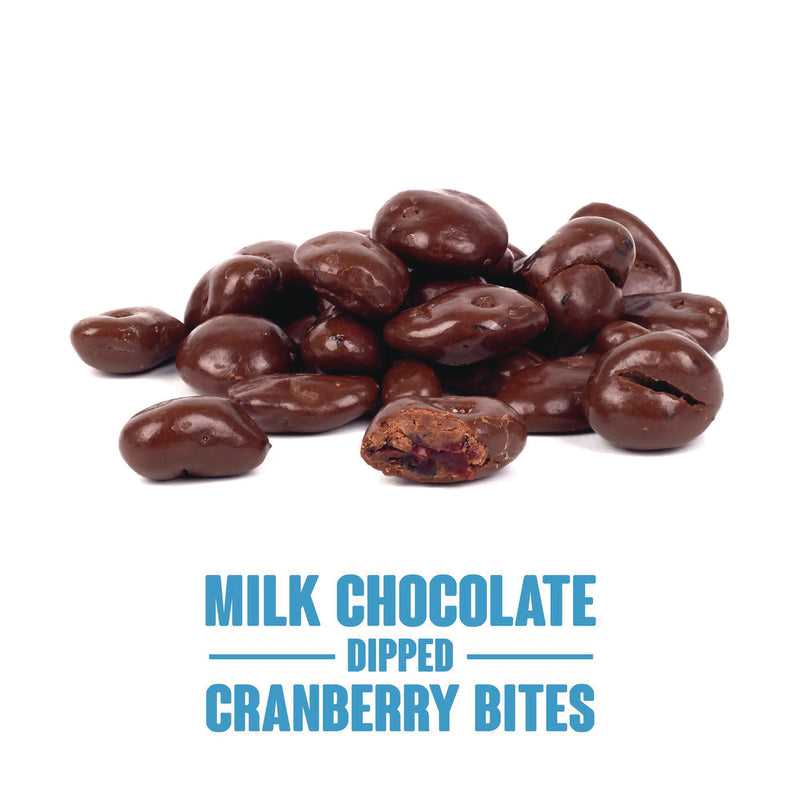 Ocean Spray® Milk Chocolate Dipped Cranberry Bites, Cranberry/Chocolate, 5 oz Bag, 12/Carton (GRR22002299) Case of 12