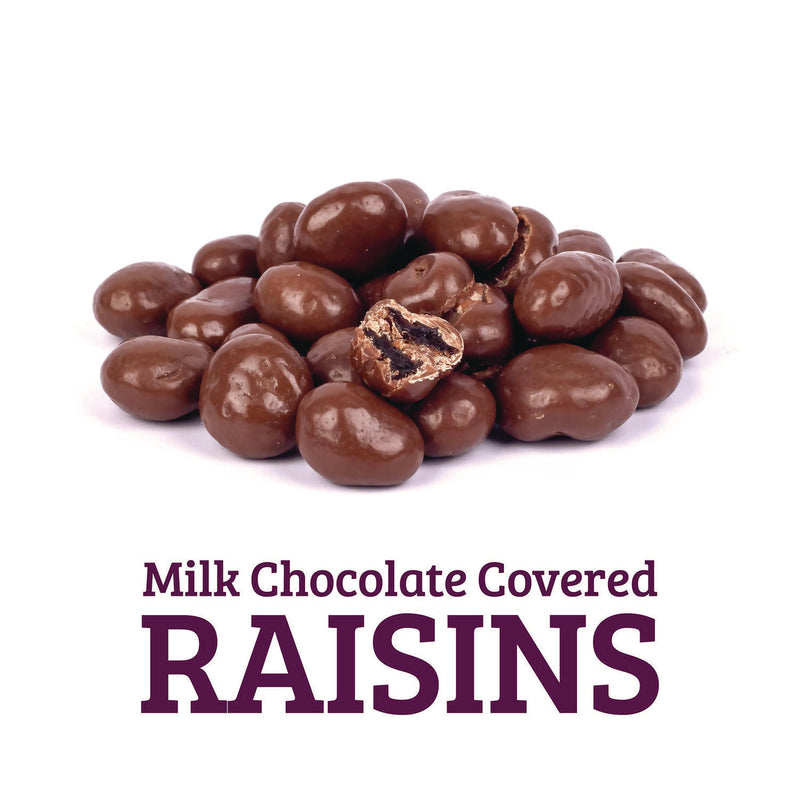 Wellsley Farms™ Milk Chocolate Covered Raisins, 50 oz Jar (GRR22002345) Each