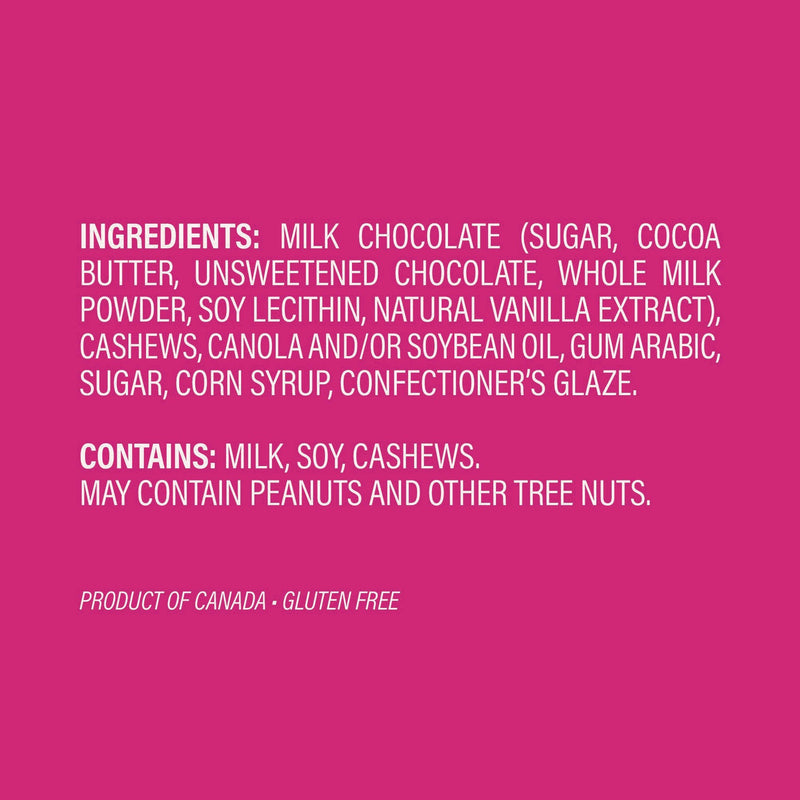 Wellsley Farms™ Milk Chocolate Covered Cashews, 44 oz Jar (GRR22002346) Each