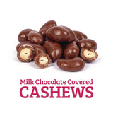 Wellsley Farms™ Milk Chocolate Covered Cashews, 44 oz Jar (GRR22002346) Each