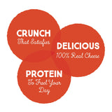 Whisps® Baked Cheese Bites Variety Snack Packs, Assorted Flavors, 0.63 oz Packet, 18/Carton (GRR22002347) Case of 18