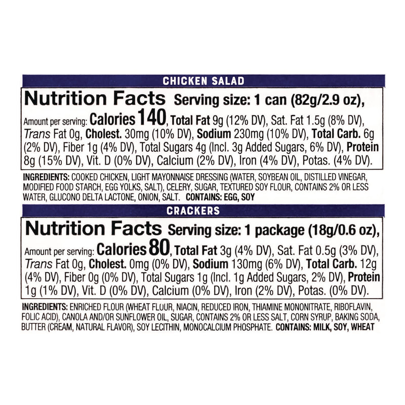 Bumble Bee® Snack on the Run Chicken Salad Kit with Crackers, 3.5 oz Box, 6/Carton (GRR22002355) Case of 6