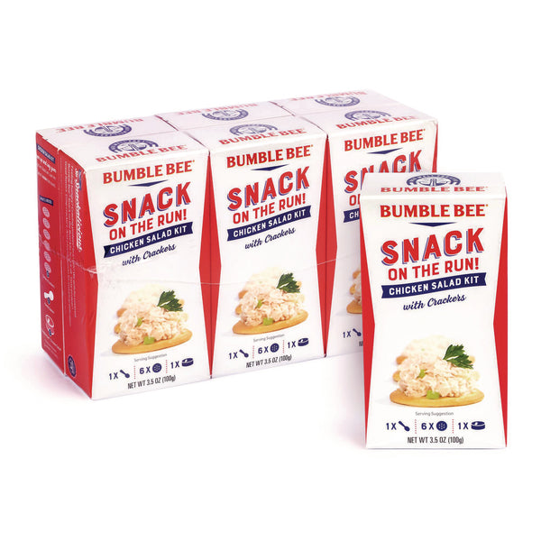 Bumble Bee® Snack on the Run Chicken Salad Kit with Crackers, 3.5 oz Box, 6/Carton (GRR22002355) Case of 6