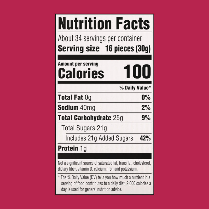 NERDS® Rainbow Gummy Clusters Share Pack, Assorted Flavors, 3 oz Packet, 12/Carton (GRR22002360) Case of 12