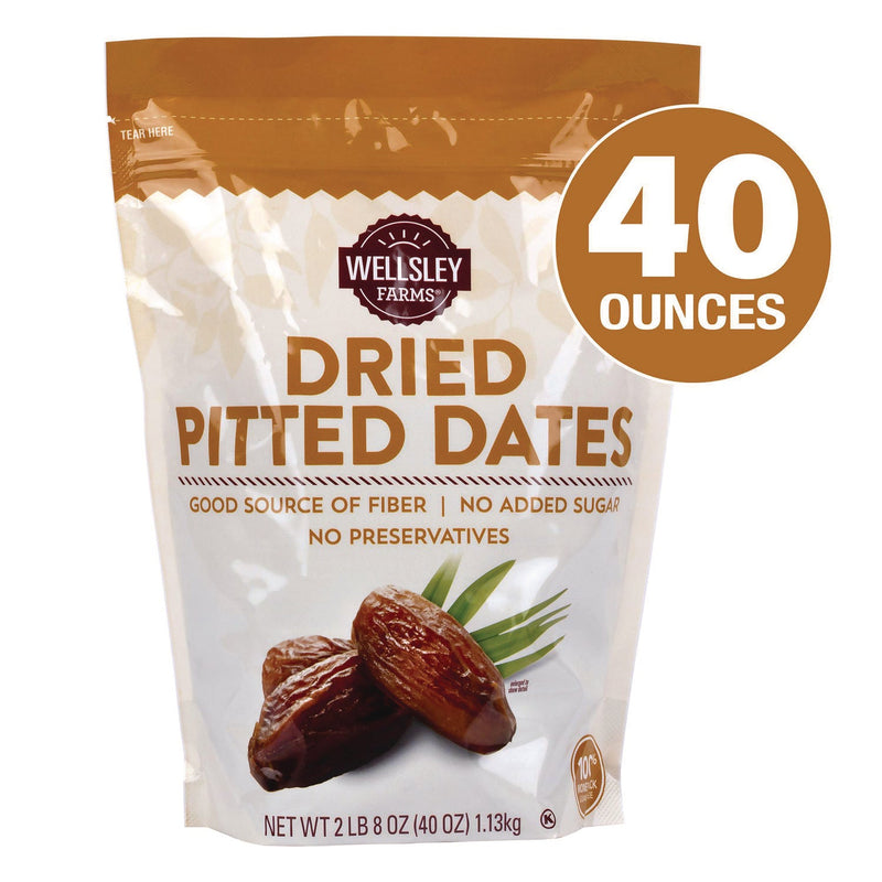 Wellsley Farms™ Dried Pitted Dates, 40 oz Bag (GRR22002363) Each