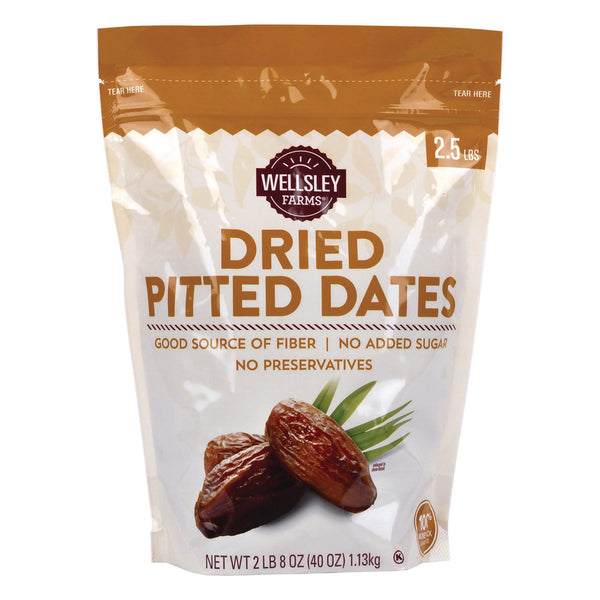 Wellsley Farms™ Dried Pitted Dates, 40 oz Bag (GRR22002363) Each