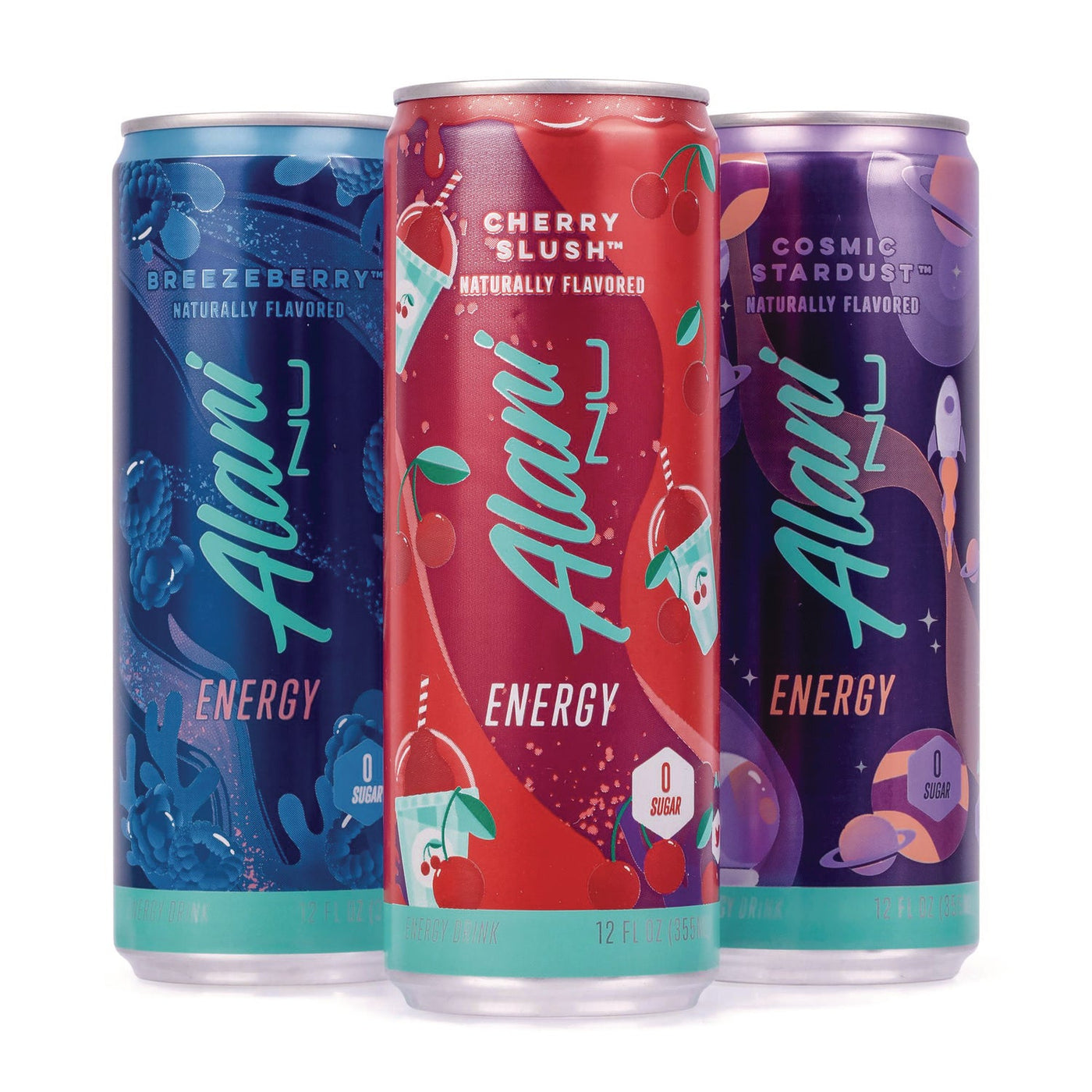 Alani Nu Energy Sweet Splash Variety Pack, Assorted Flavors, 12 oz