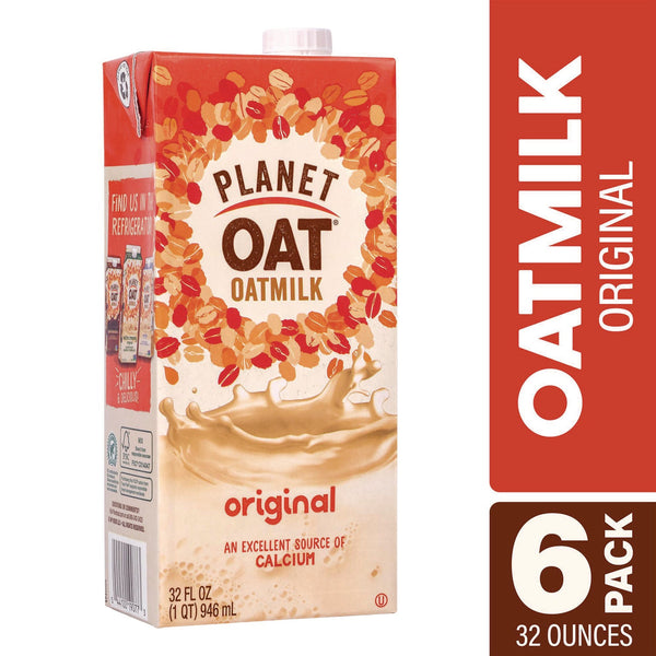 Planet Oat® Original Oat Milk Cartons, 32 oz Carton, 6/Carton (GRR22002375) Case of 6