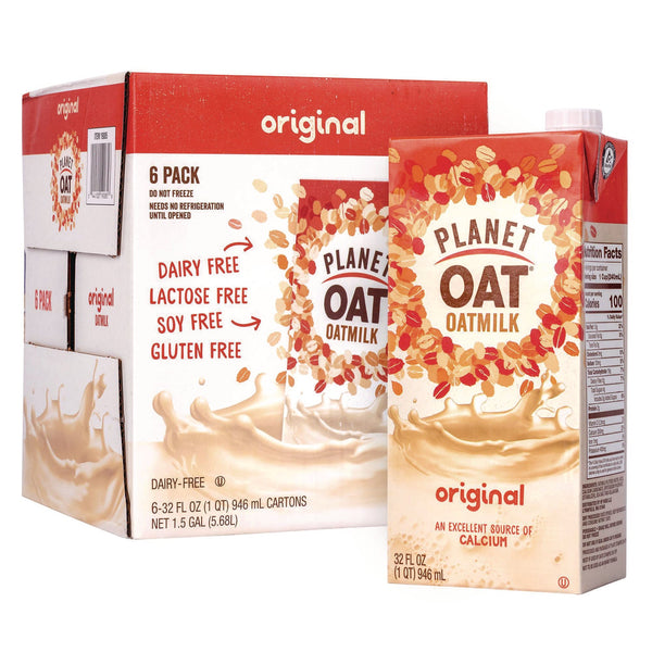 Planet Oat® Original Oat Milk Cartons, 32 oz Carton, 6/Carton (GRR22002375) Case of 6