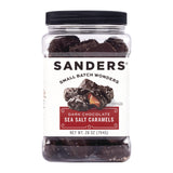 Sanders® Dark Chocolate Caramel Sea Salt Tub, Dark Chocolate Caramel, 28 oz Tub (GRR22002313) Each