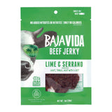 Baja Jerky Beef Jerky Lime and Serrano Pepper Snack Pack, Lime and Serrano Pepper, 1 oz Packet, 12/Carton (GRR22002307) Case of 12