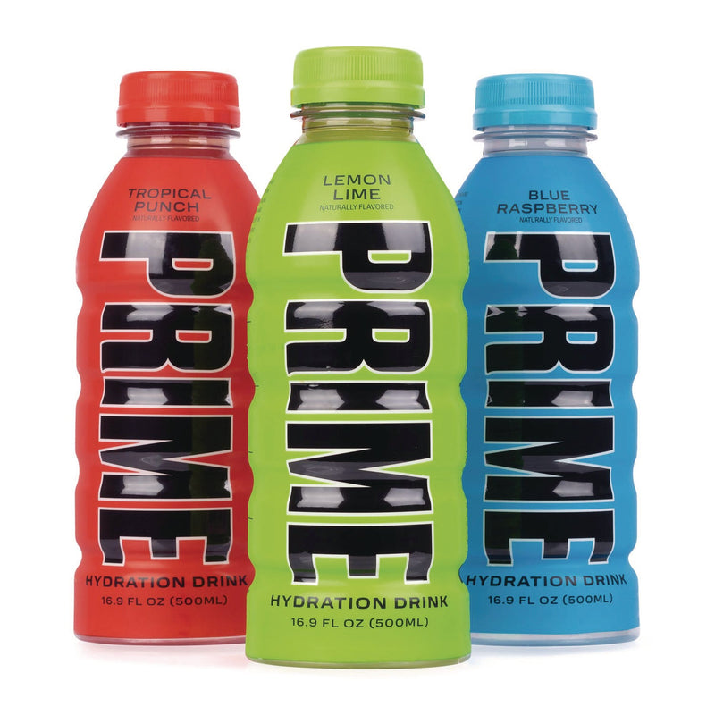 PRIME® Hydration Drink Variety Pack, Assorted Flavors, 6.9 oz Bottle, 15/Carton (GRR22002384) Case of 15