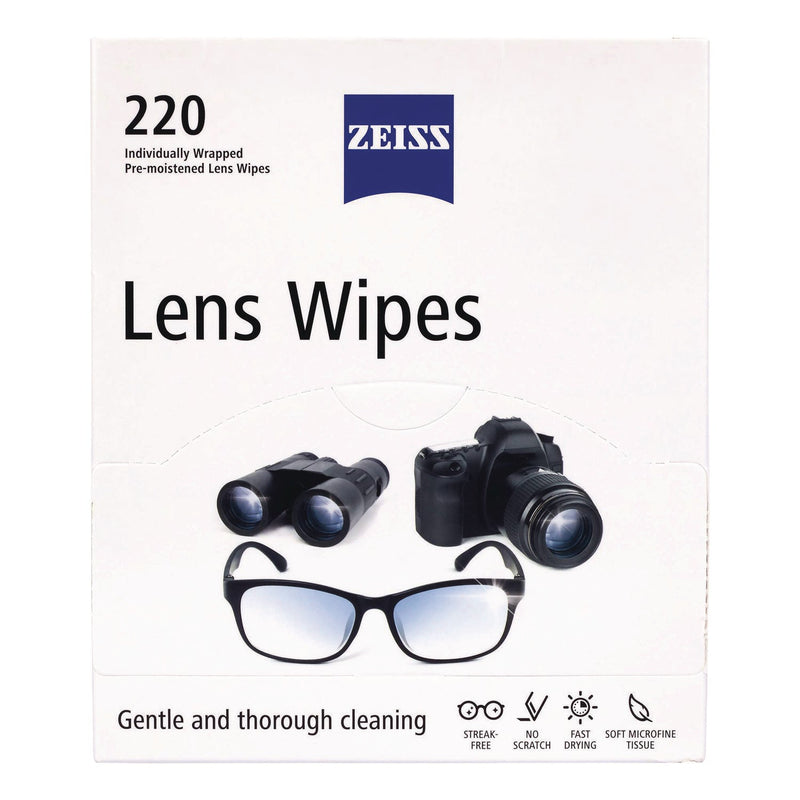 ZEISS Lens Wipes, 6 x 5, 220/Carton (GRR22002393) Case of 220
