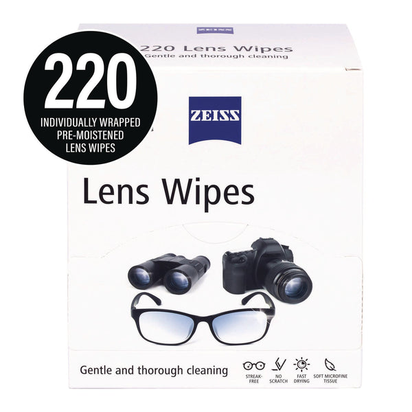 ZEISS Lens Wipes, 6 x 5, 220/Carton (GRR22002393) Case of 220