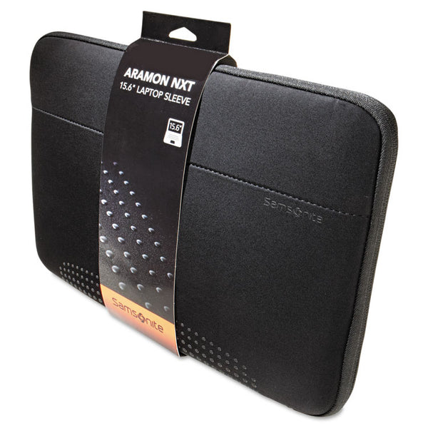 Samsonite® Aramon Laptop Sleeve, Fits Devices Up to 15.6", Neoprene, 15.75 x 1 x 10.5, Black (SML433211041) Each