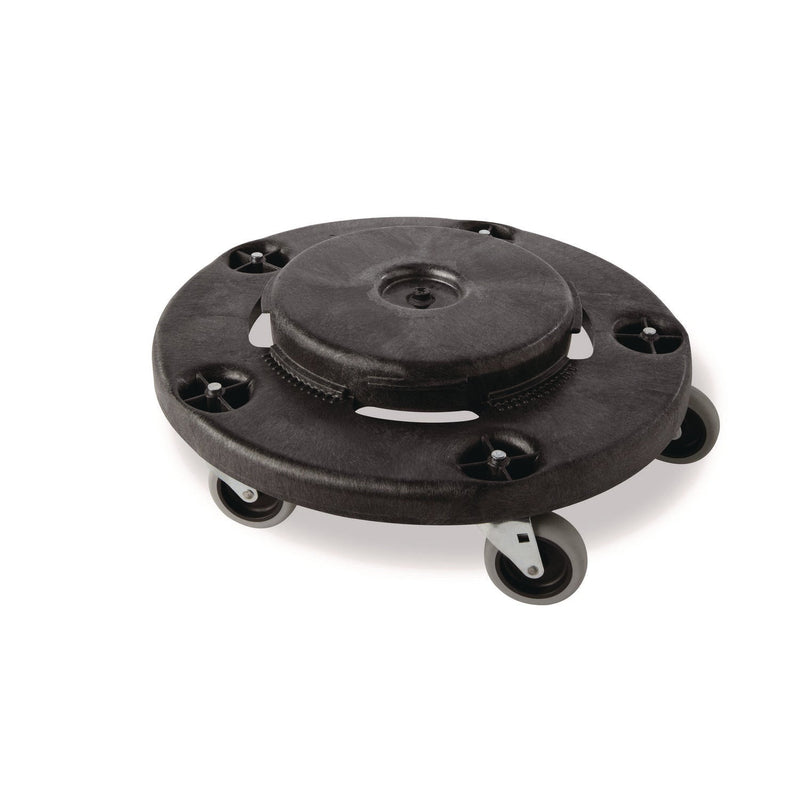 Rubbermaid® Commercial 3" Swivel Caster, Grip Ring Stem, 3" Wheel, Black/Gray (SGS2640M10000) Each