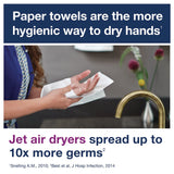 Tork® Xpress Multifold Hand Towel Dispenser H2, 11.9 x 4 x 17.5, Black (TRK553028) Each