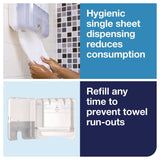 Tork® Xpress Mini Multifold Hand Towel Dispenser H2, 11.9 x 4 x 11.6, White (TRK553120) Each