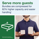 Tork® Xpress Compressed Multifold Hand Towels, 1-Ply, 8.3 x 9.25, White, 250/Pack, 12 Packs/Carton (TRK424834) Case of 12