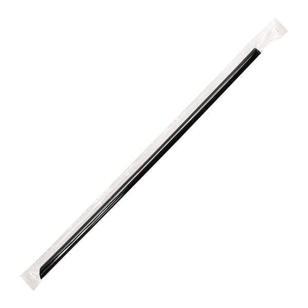 Karat® Jumbo Straws, 9", Black, 2,000/Carton (KRTC9035) Case of 2000