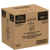 Dart® Prima Strawless Plastic Lids, Fits 30 oz to 32 oz Cold Cups, Clear, 100 Lids/Sleeve, 12 Sleeves/Carton (DCCP3032RSL) Case of 1200