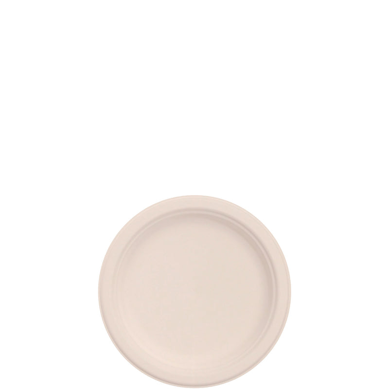 Dart® Compostable Fiber Dinnerware, ProPlanet Seal, Plate, 6" dia, Natural, 1,000/Carton (DCC6FBRP1) Case of 1000