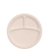 Dart® Compostable Fiber Dinnerware, ProPlanet Seal, Plate, 3-Compartment Plate, 9" dia, Natural, 500/Carton (DCC9FBRP3) Case of 500