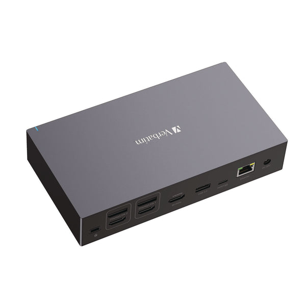 Verbatim® USB-C Pro Docking Station 17-in-1, Audio/DisplayPort/HDMI/Micro SD/RJ45/SD/USB-A/USB-C, Gray (VER32172) Each