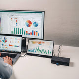 Verbatim® USB-C Pro Docking Station 17-in-1, Audio/DisplayPort/HDMI/Micro SD/RJ45/SD/USB-A/USB-C, Gray (VER32172) Each