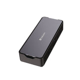 Verbatim® USB-C Pro Docking Station 15-in-1 SSD Enclosure, Audio/DisplayPort/HDMI/Micro SD/NVMe/RJ45/SD/USB-A/USB-C/SATA, Gray (VER32173) Each