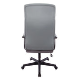Alera® Alera Oxnam Series High-Back Task Chair, Supports Up to 275 lb, 17.56 to 21.38 Seat Height, Gray Seat, Gray Back, Black Base (ALEON41B49) Each