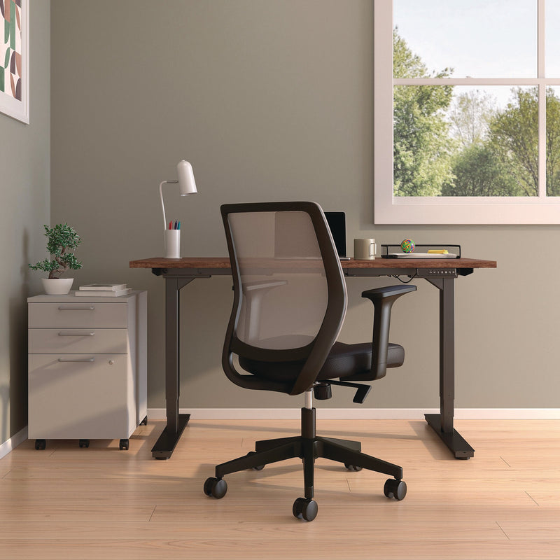 Alera® Wessex Ergonomic Fabric Mesh Swivel Task Chair, Supports Up to 275 lbs, 17.09 to 20.83 Seat Height, Black Seat/Back/Base (ALEWX42BME17) Each