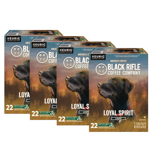 Black Rifle® Coffee Company Loyal Spirit Coffee K-Cups, 88/Carton (GMT0571CT) Case of 88