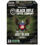 Black Rifle® Coffee Company Just Black Coffee K-Cups, 22/Box (GMT0547) Box of 22