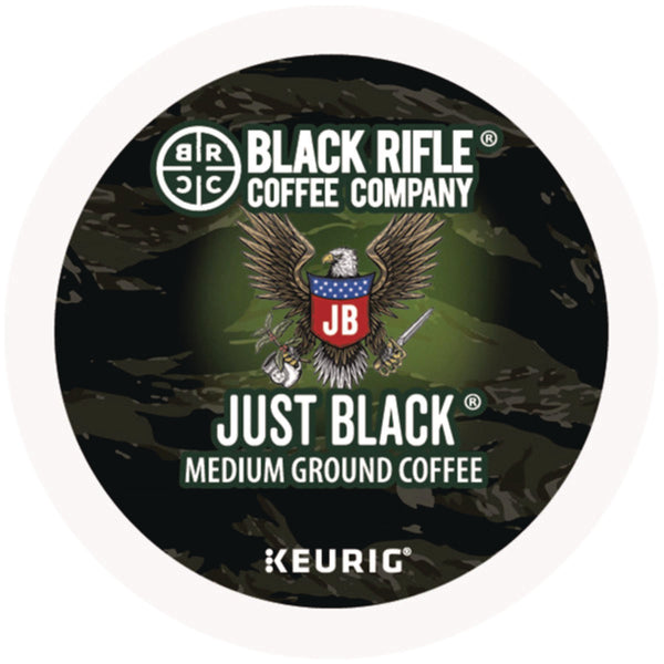 Black Rifle® Coffee Company Just Black Coffee K-Cups, 22/Box (GMT0547) Box of 22