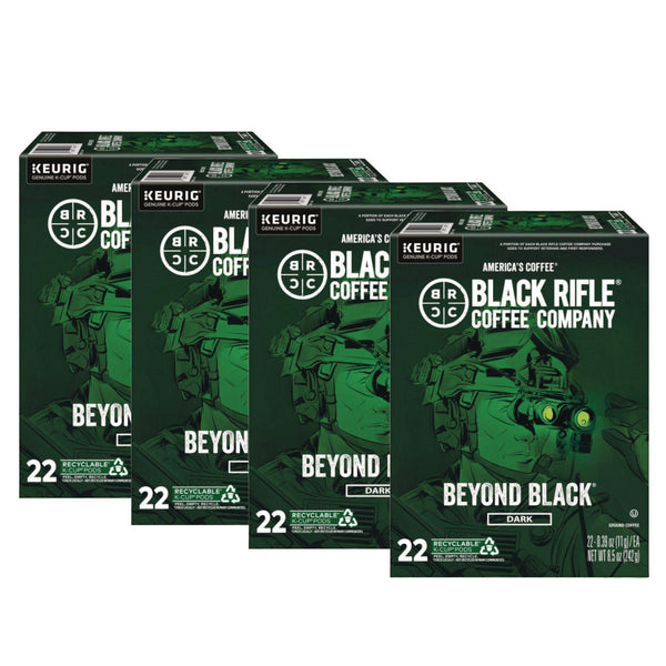 Black Rifle® Coffee Company Beyond Black Coffee K-Cups, 88/Carton (GMT0499CT) Case of 88