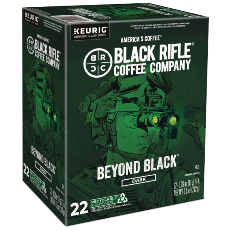 Black Rifle® Coffee Company Beyond Black Coffee K-Cups, 88/Carton (GMT0499CT) Case of 88