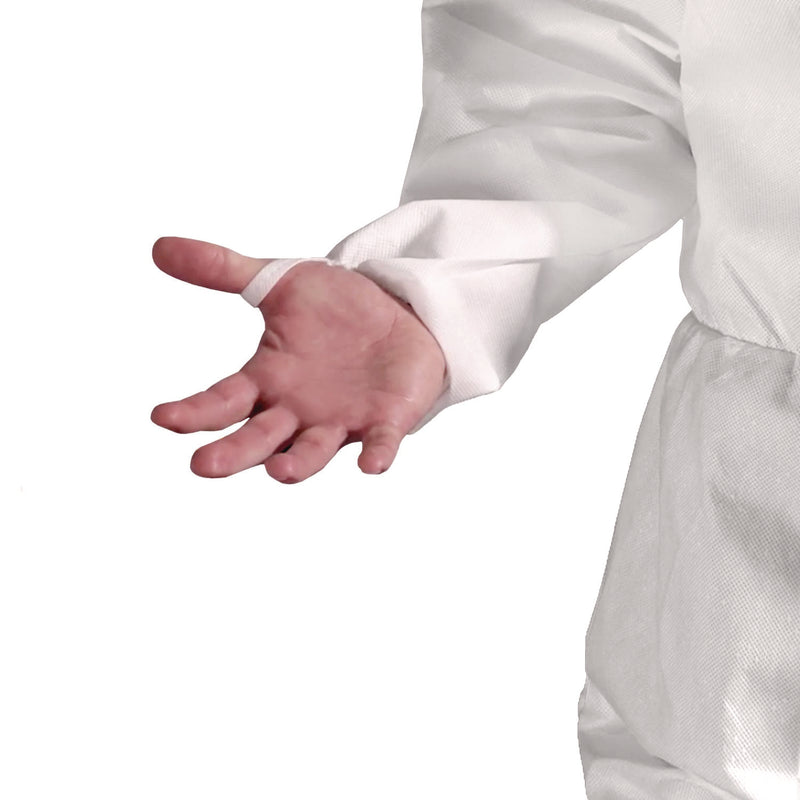 KleenGuard™ A50 Breathable Splash and Particle Protection Overalls, White, 2X-Large, 25/Carton (KCC51928) Case of 25