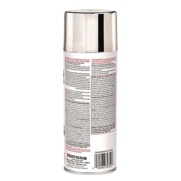 Rust-Oleum® Specialty Mirror Effect Spray Paint, High Gloss Mirror, 6 oz Aerosol Can (RST301494) Each
