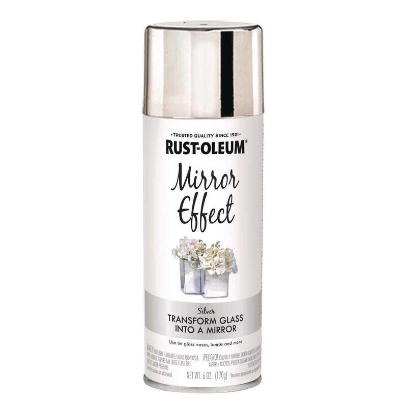 Rust-Oleum® Specialty Mirror Effect Spray Paint, High Gloss Mirror, 6 oz Aerosol Can, 6/Carton (RST301494CT) Case of 6