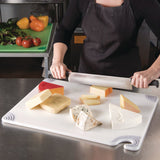 San Jamar® Saf-T-Grip Cutting Board, Plastic, 24 x 18 x 0.5, White (SJMCBG182412WH) Each