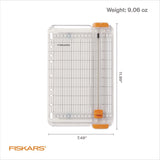 Fiskars® SureCut Card Making Paper Trimmer, 8 Sheets, 9" Cut Length, 5.5"w x 9" l (FSK1071221) Each