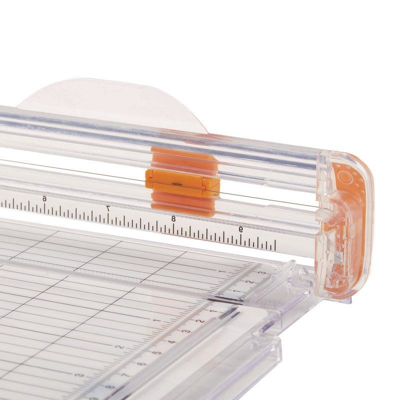 Fiskars® SureCut Card Making Paper Trimmer, 8 Sheets, 9" Cut Length, 5.5"w x 9" l (FSK1071221) Each