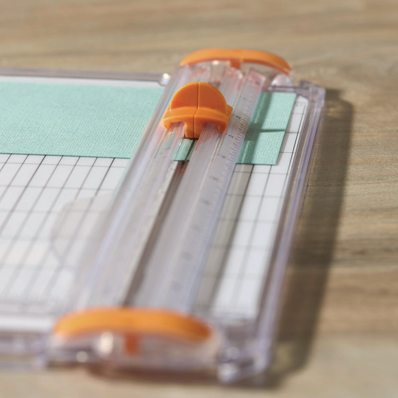 Fiskars® SureCut Card Making Paper Trimmer, 8 Sheets, 9" Cut Length, 5.5"w x 9" l (FSK1071221) Each