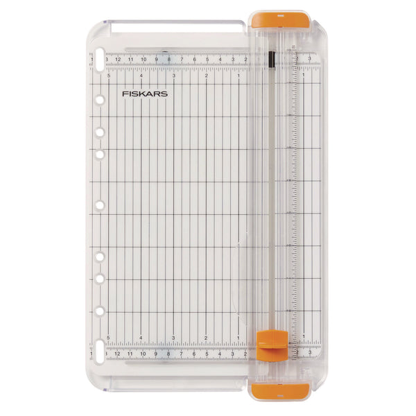 Fiskars® SureCut Card Making Paper Trimmer, 8 Sheets, 9" Cut Length, 5.5"w x 9" l (FSK1071221) Each