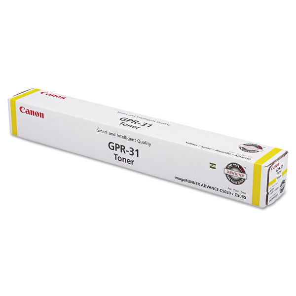 Canon 2802B003AA (GPR-31) Toner, 27000 Page-Yield, Yellow (CNM2802B003AA)