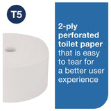 Tork OptiServe High-Capacity Coreless Toilet Paper, 2-Ply, White, 1,500 Sheets, 18 Rolls/Carton (TRK472887) Case of 18