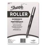 Sharpie® Roller Professional Design Rollerball Pen, Stick, Fine 0.5 mm, Black Ink, Black Barrel, 8/Pack (SAN2116307) Each
